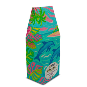 Jade Coast Art Box Coffee 12 Oz: Jumping Dolphins - Tropics Lifestyle Coffee