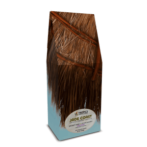 Jade Coast Art Box Coffee 12 Oz: Tiki Umbrella - Tropics Lifestyle Coffee