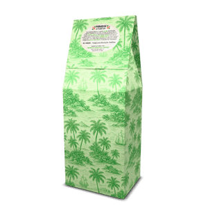 Jade Coast Art Box Coffee 12 Oz: Trip Toile Green - Tropics Lifestyle Coffee