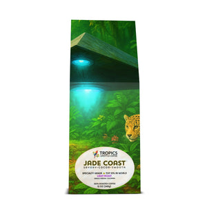 Jade Coast Art Box Coffee 12 Oz: UFO & Jaguars - Tropics Lifestyle Coffee