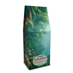 Jungle Shroom Art Box Coffee/Mushroom 12 Oz: Another Day in Paradise - Tropics Lifestyle Coffee