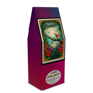 Jungle Shroom Art Box Coffee/Mushroom 12 Oz: Seaside Friends - Tropics Lifestyle Coffee