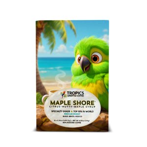 Maple Shore Art Box Coffee Pods/12 Pack: Parrot Lulu - Tropics Lifestyle Coffee