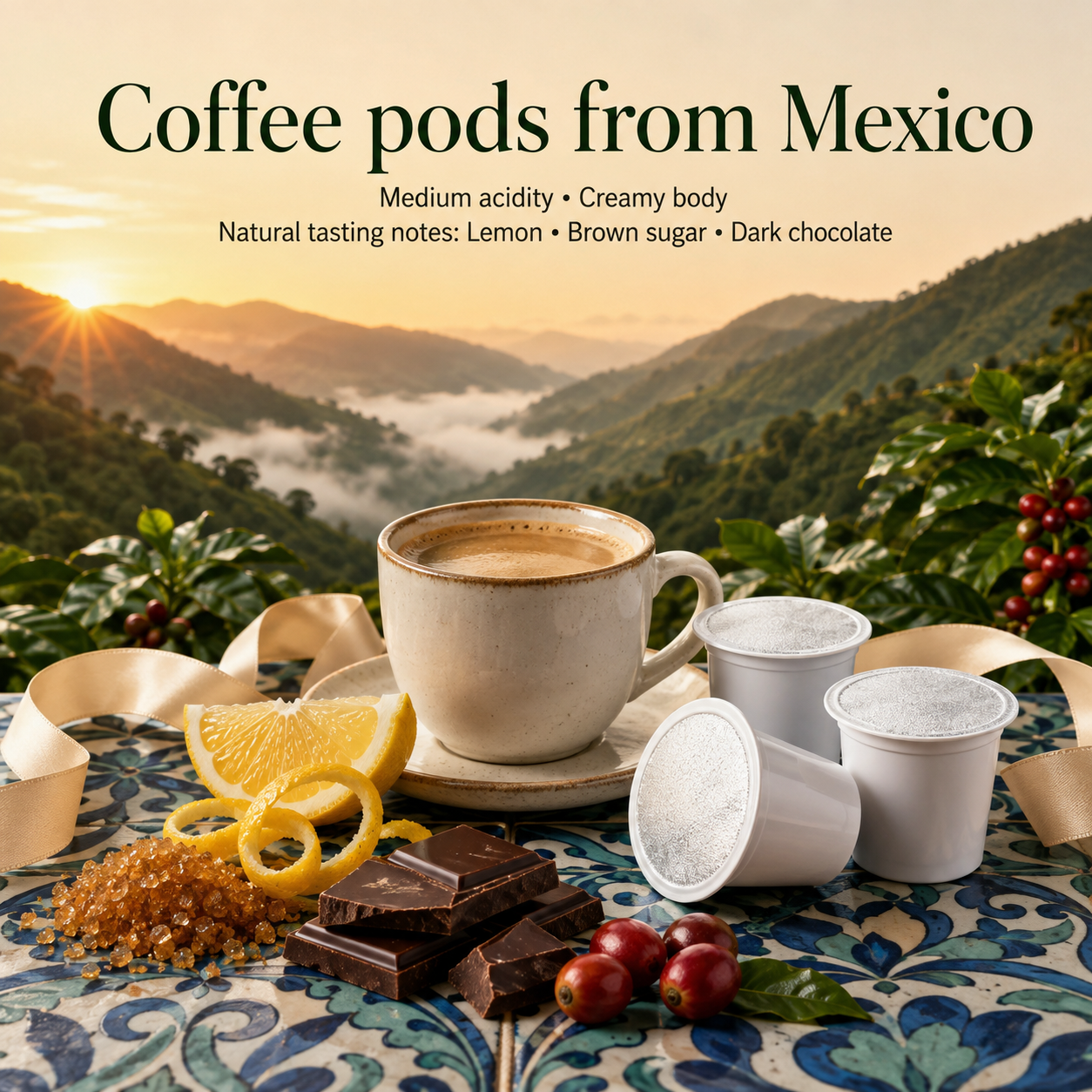 Mexico Single Origin Everyday Tropics Coffee Pods, 12 Pack