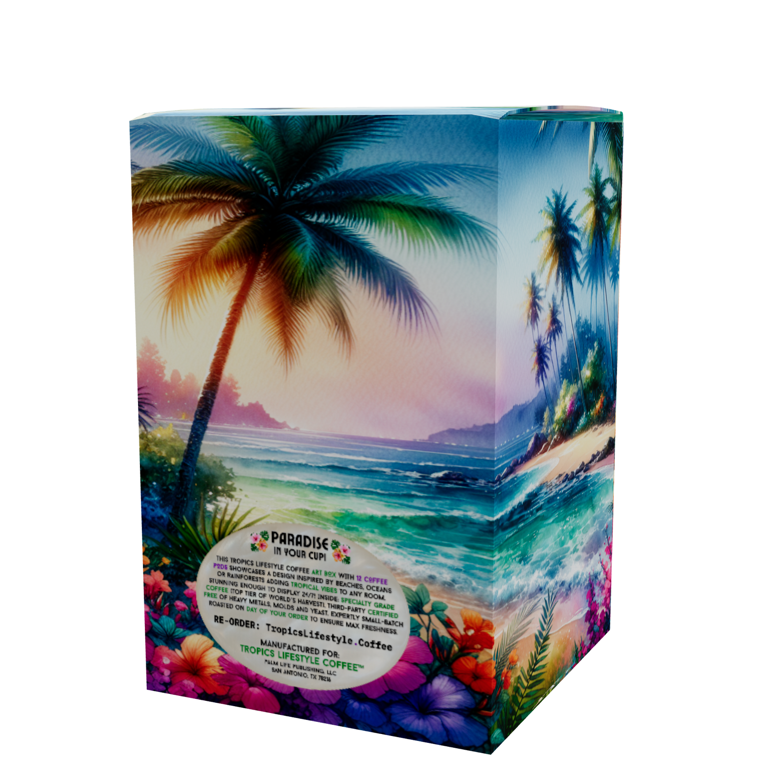 Velvet Lagoon Art Box Coffee Pods/12 Pack: Bay of Peace