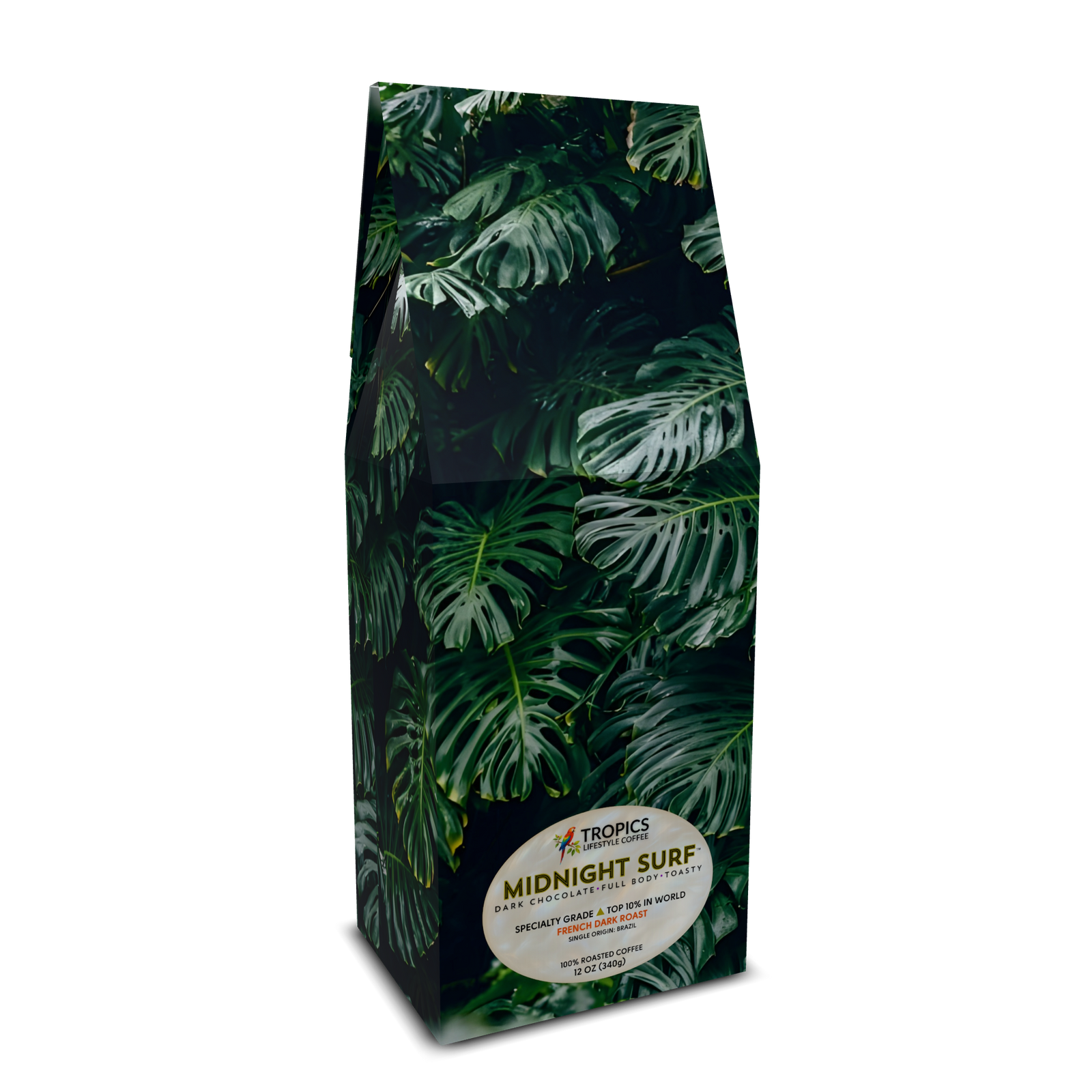 Mermaid's Song Art Box Coffee 12 oz: Monsteras