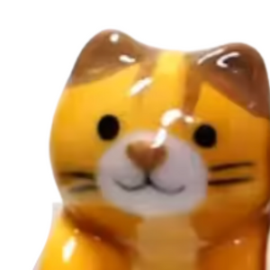 Ceramic Cat Coffee Spoons, 4.3"