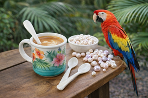 Ocean Pearl Coffee Spoon | White Mother of Pearl