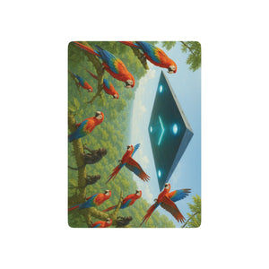 Poker Playing Cards - Macaws and UFO - Tropics Lifestyle Coffee
