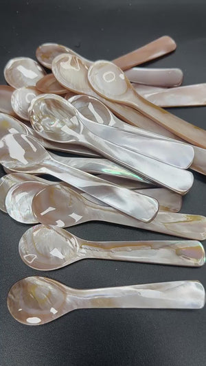 Ocean Pearl Coffee Spoon | Pink Mother of Pearl