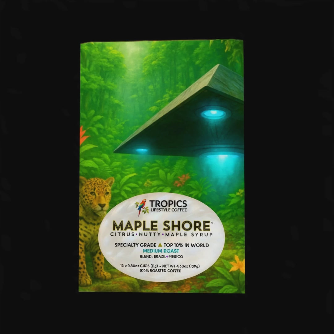 Maple Shore Art Box Coffee Pods/12 Count: UFO & Jaguars