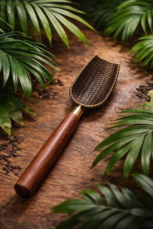 Tropical Coffee Bean Scoop