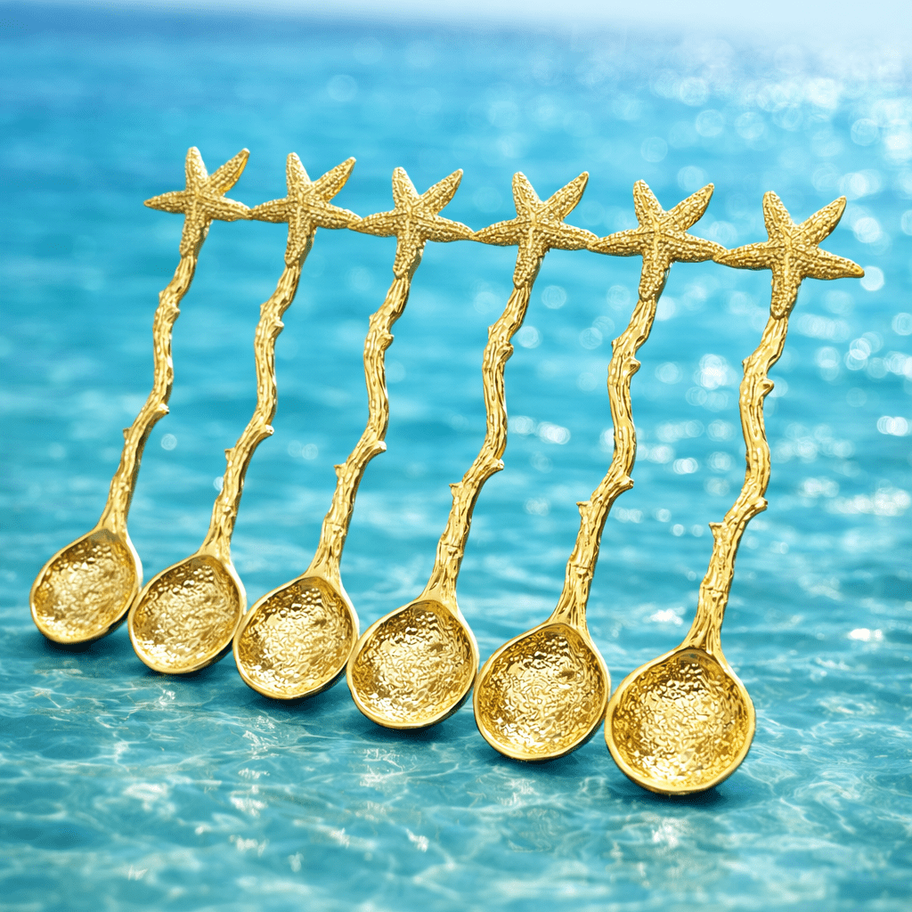 Starfish Ocean Ritual Spoon | Gold or Silver - Tropics Lifestyle Coffee