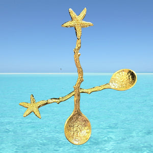 Starfish Ocean Ritual Spoon | Gold or Silver - Tropics Lifestyle Coffee