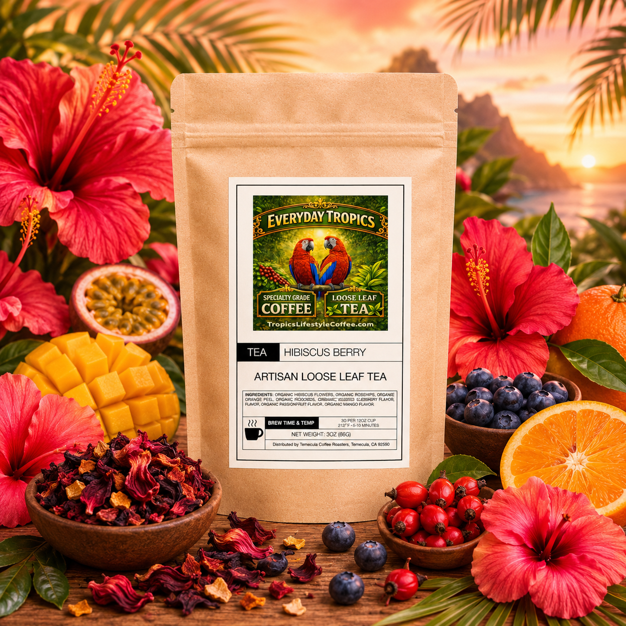 Everyday Tropics Hibiscus Berry Tea