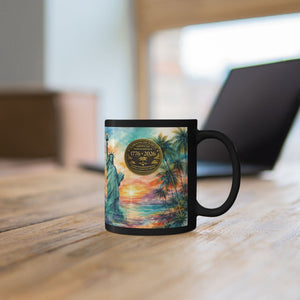 USA 250th Anniversary Coffee Mug ~ Tropical Statue of Liberty, 2 Sizes - Tropics Lifestyle Coffee