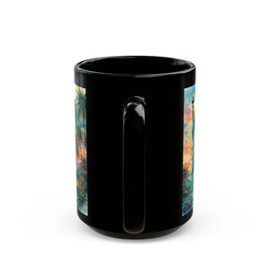 USA 250th Anniversary Coffee Mug ~ Tropical Statue of Liberty, 2 Sizes - Tropics Lifestyle Coffee