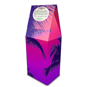 Velvet Lagoon Art Box Coffee 12 Oz: Palm Glow Pop - Tropics Lifestyle Coffee