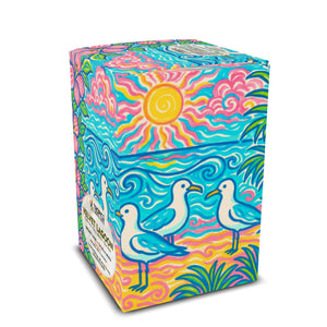 Velvet Lagoon Art Box Coffee Pods/12 Pack: Beach Seagulls - Tropics Lifestyle Coffee