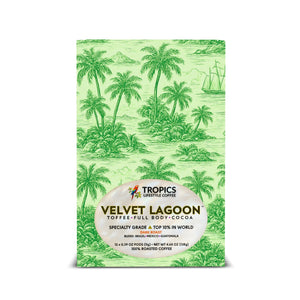 Velvet Lagoon Art Box Coffee Pods/12 Pack: Trip Toile Green - Tropics Lifestyle Coffee