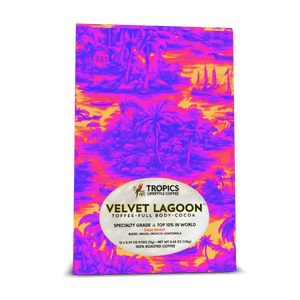 Velvet Lagoon Art Box Coffee Pods/12 Pack: Tropi Trip Heatwave - Tropics Lifestyle Coffee
