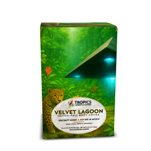 Velvet Lagoon Art Box Coffee Pods/12 Pack: UFO & Jaguars - Tropics Lifestyle Coffee