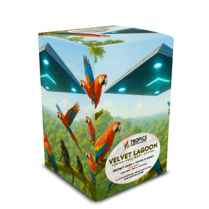 Velvet Lagoon Art Box Coffee Pods/12 Pack: UFO & Parrots - Tropics Lifestyle Coffee
