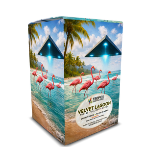 Velvet Lagoon Art Box Coffee Pods/12 Pods: UFO & Flamingos - Tropics Lifestyle Coffee